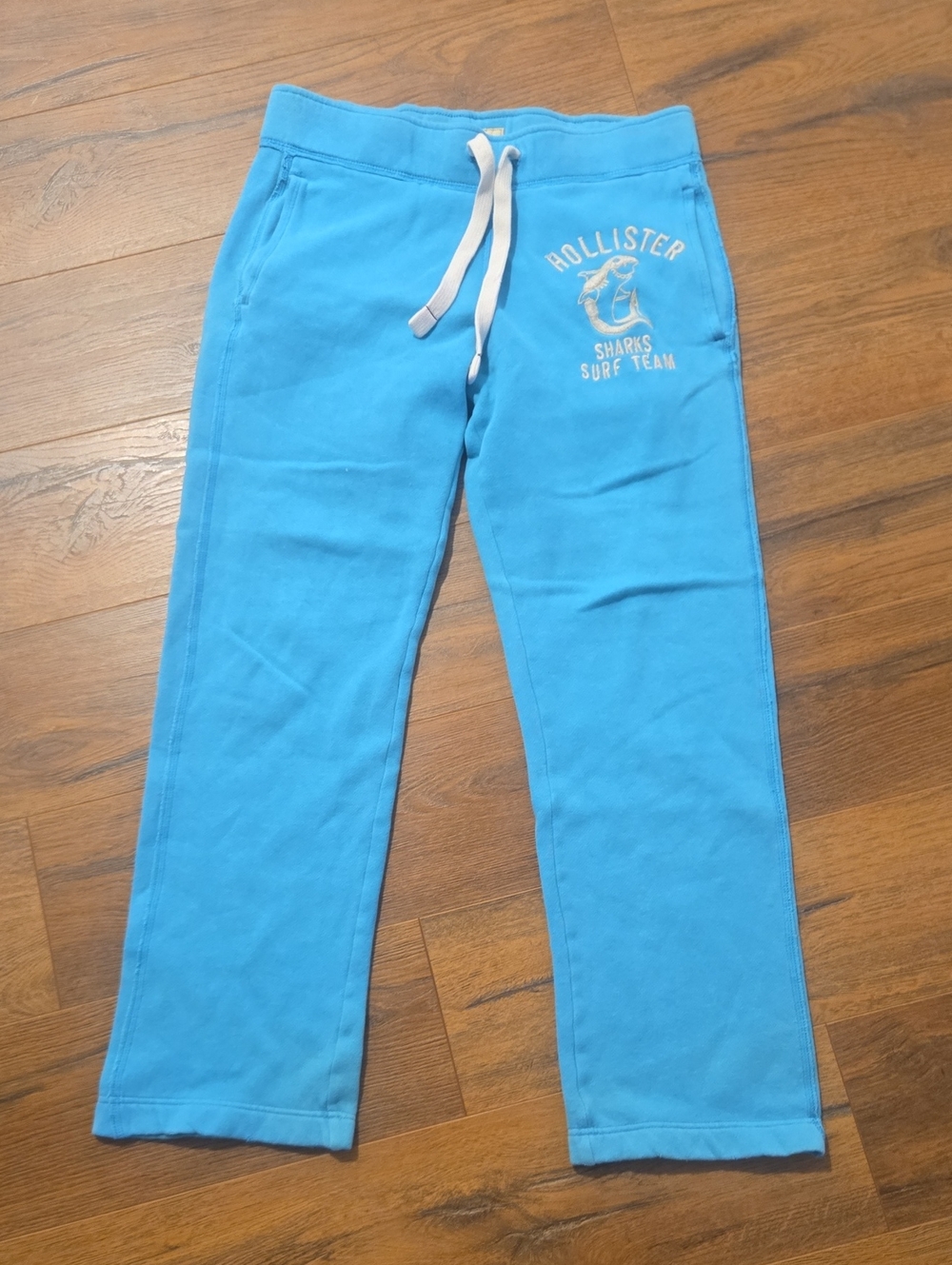 Y2K Hollister Blue Drawstring Sweatpants Size XS - Picture 2 of 5